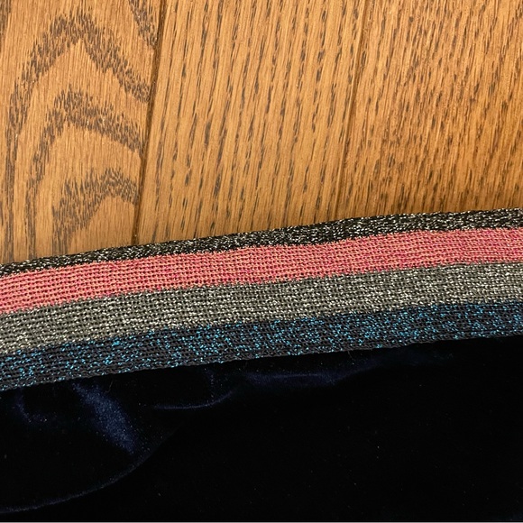 MOTHER REVOLVE The Velvet Lounger Ankle Velour Track Pants in Navy - Picture 8 of 16